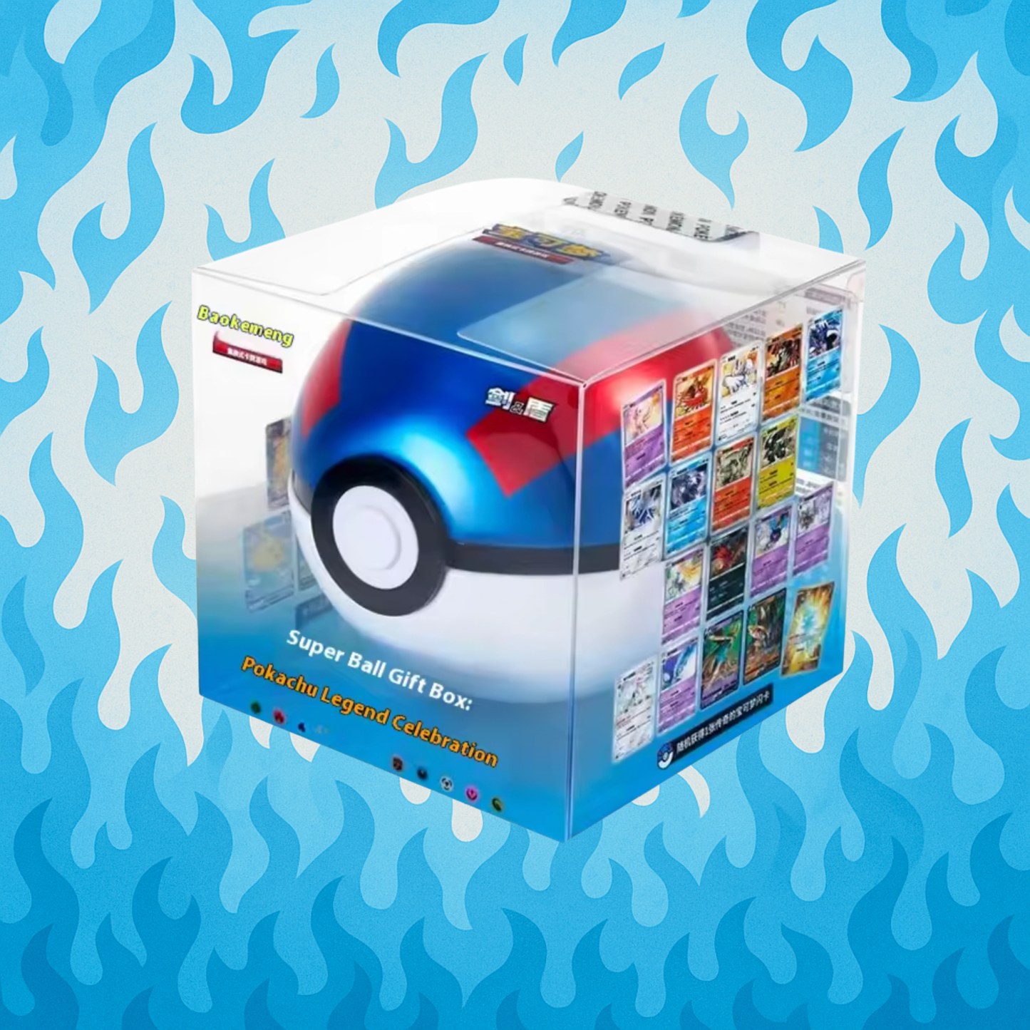 Chinese pokemon pokeball tin (greatball)