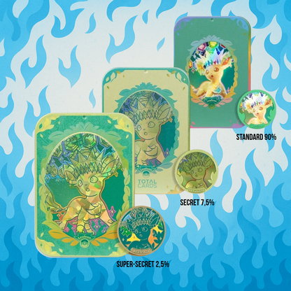 Terastal gathering collection tin (leafeon)