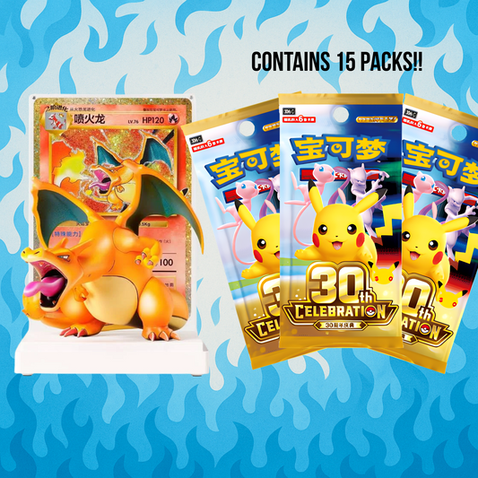 Pokémon 30th Celebration Charizard Collector Figure Gift Box (Chinese) - [Pre-order]